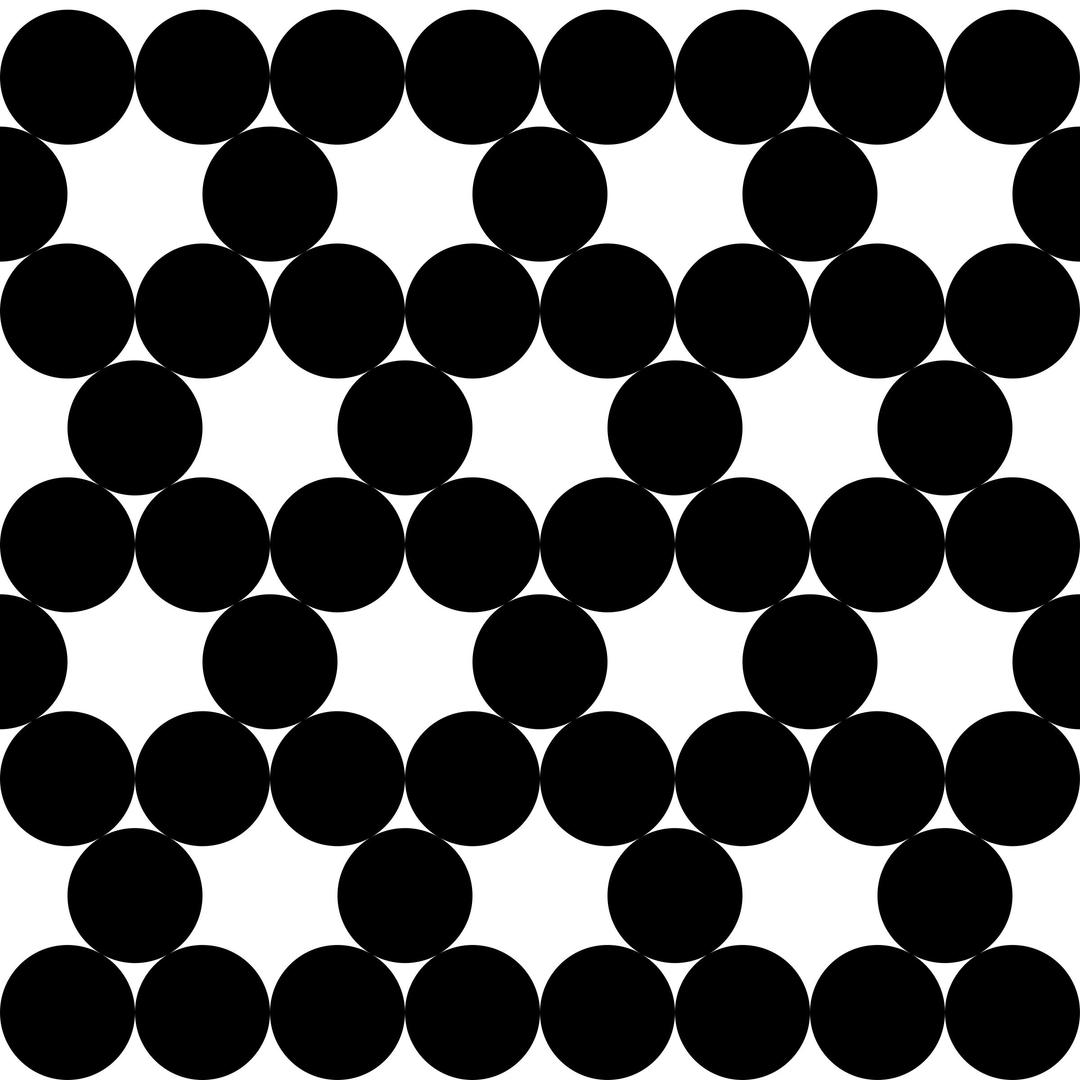 circles hexagon gaps png transparent