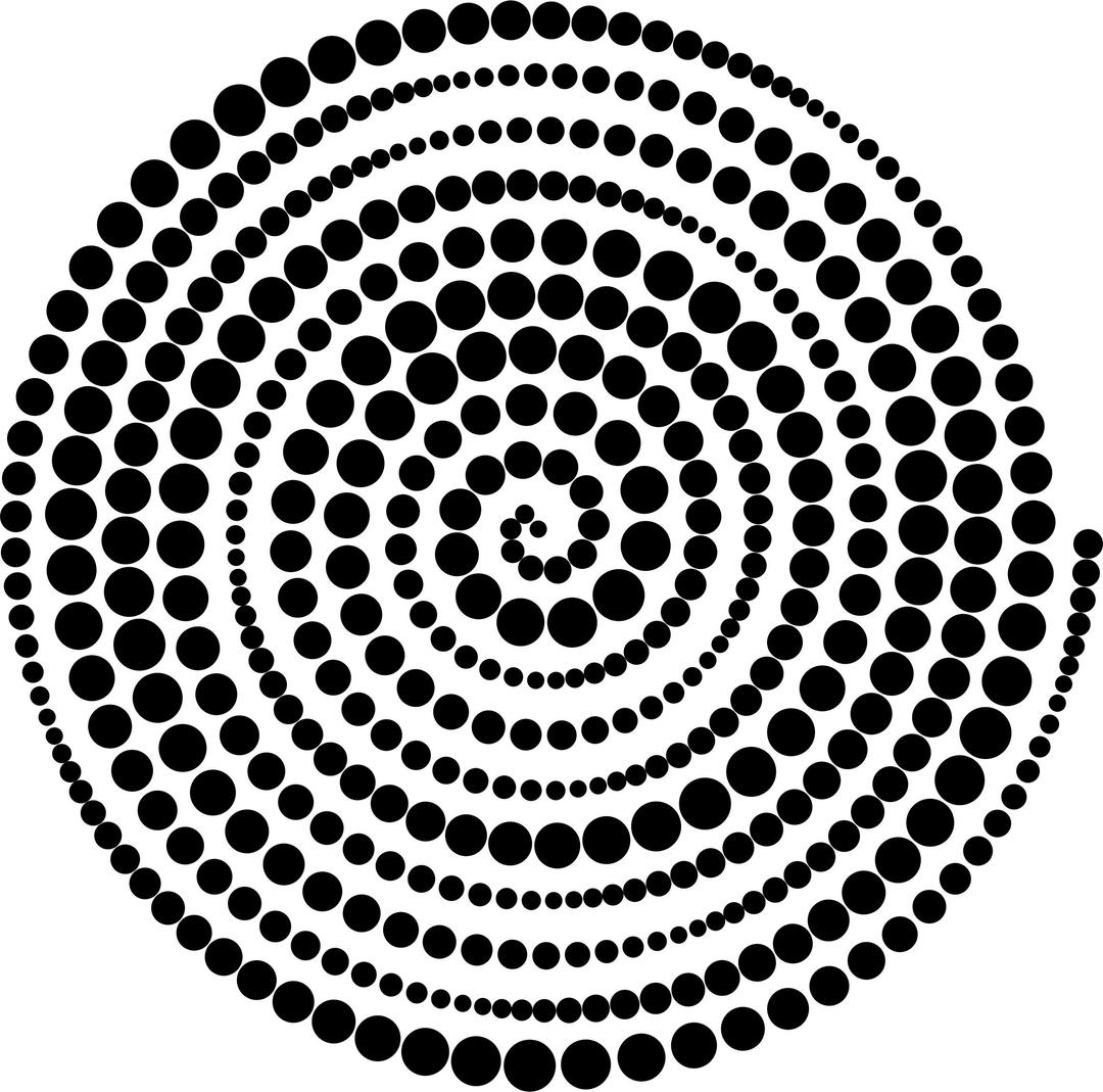 Circles Spiral png transparent