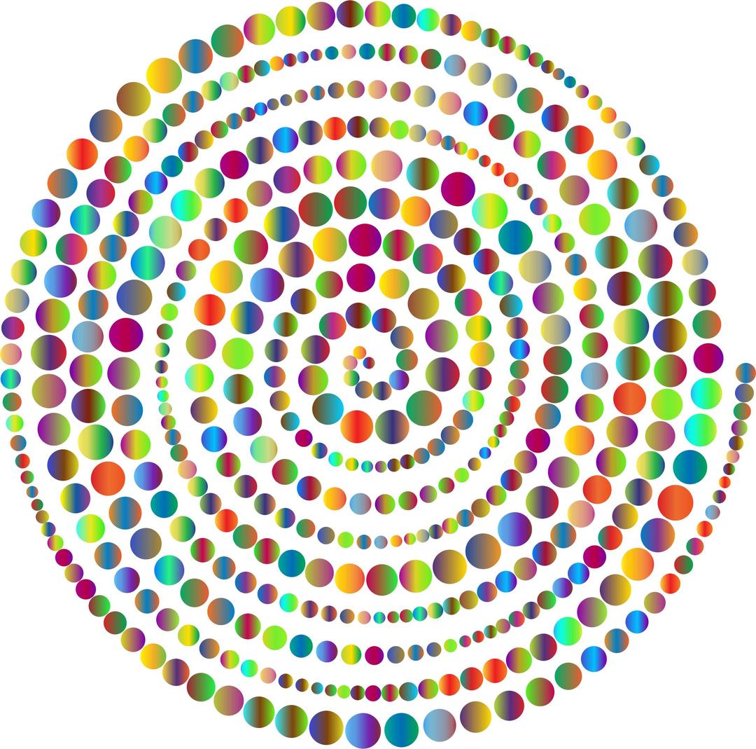 Circles Spiral Prismatic 3 No Background png transparent