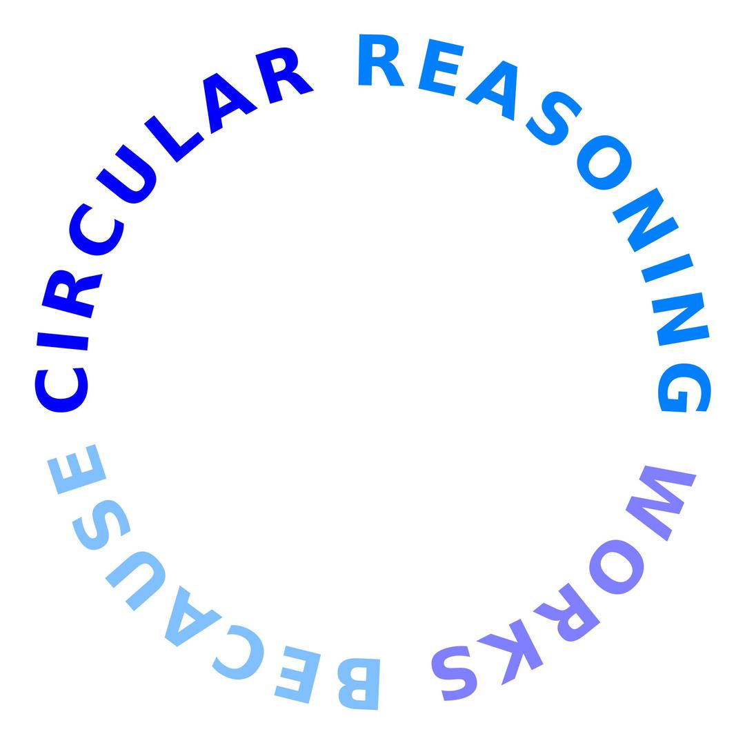 Circular reasoning 4C png transparent