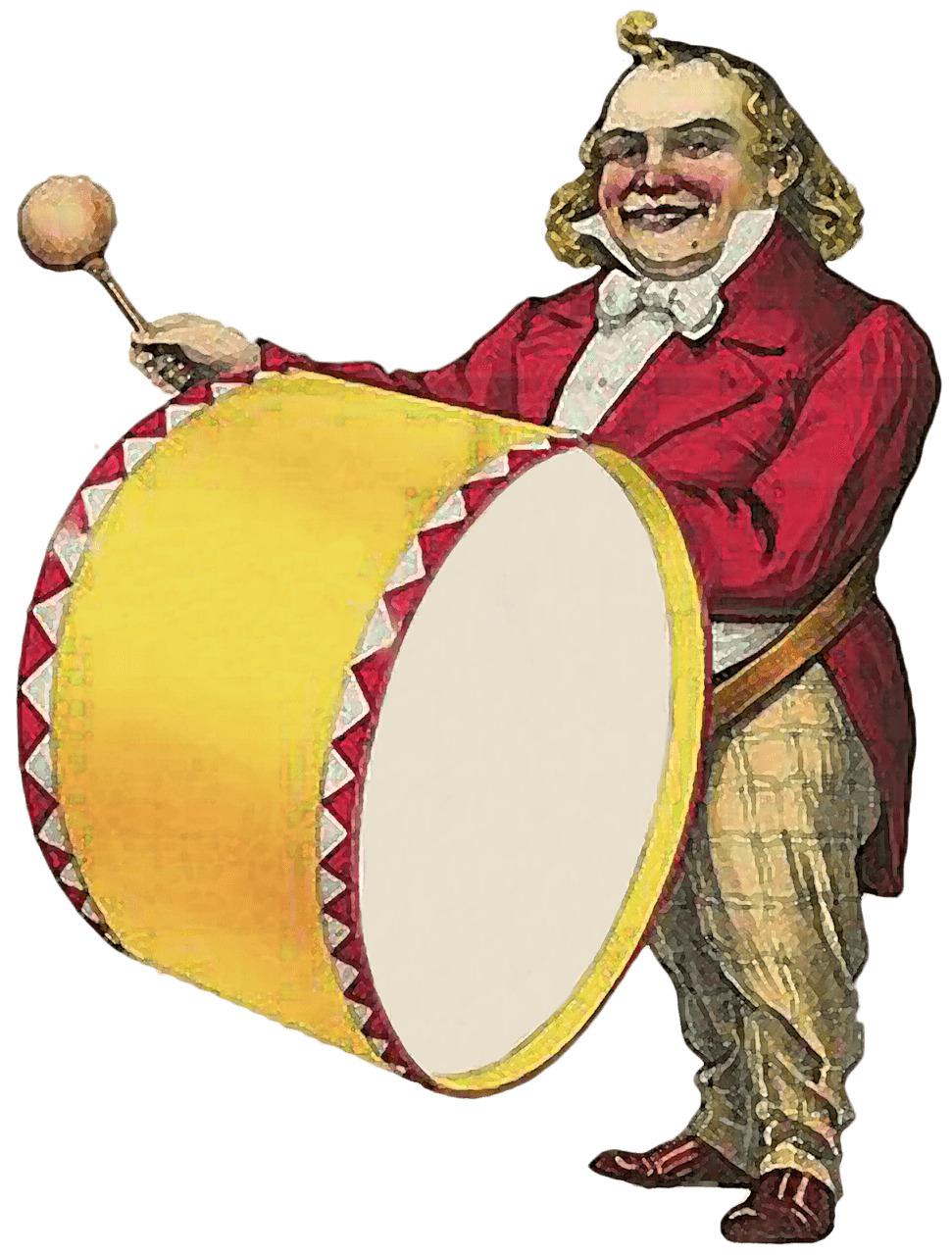 Circus Drums Victorian png transparent