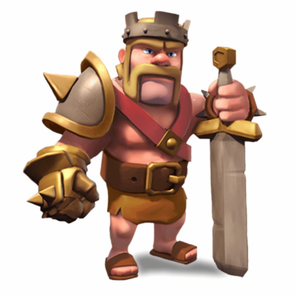 Clash Of Clans Barbarian King png transparent