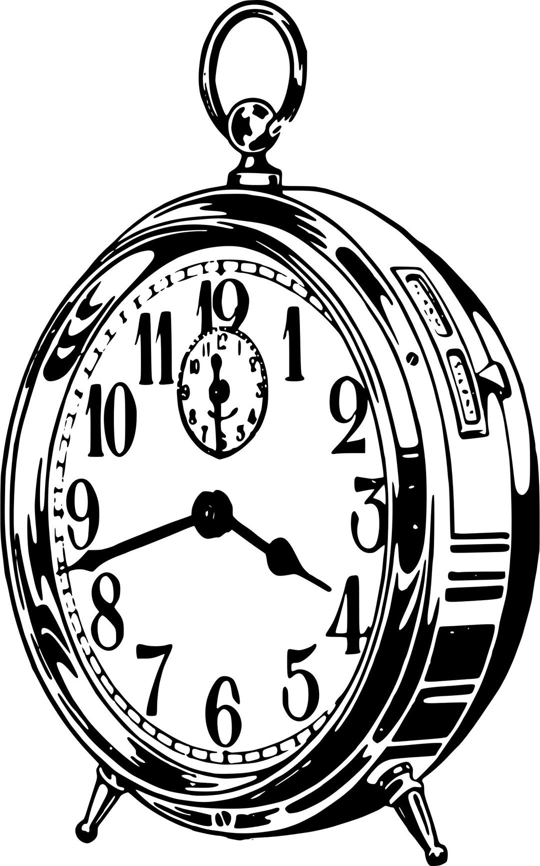 Classic Alarm Clock png transparent