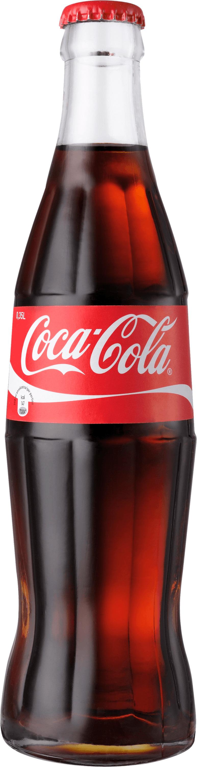Classic Coke Bottle Coca Cola png transparent