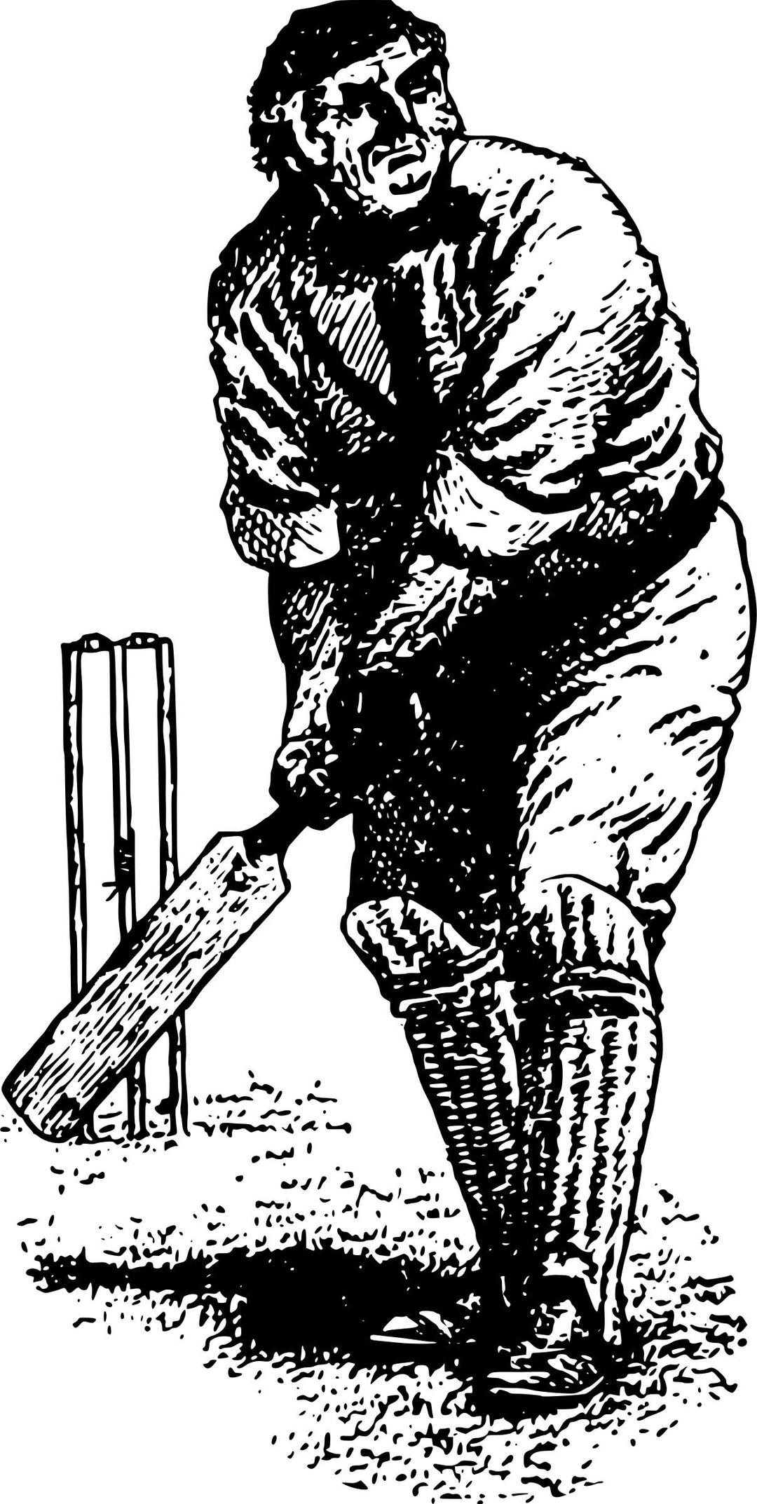 Classic Cricketer png transparent
