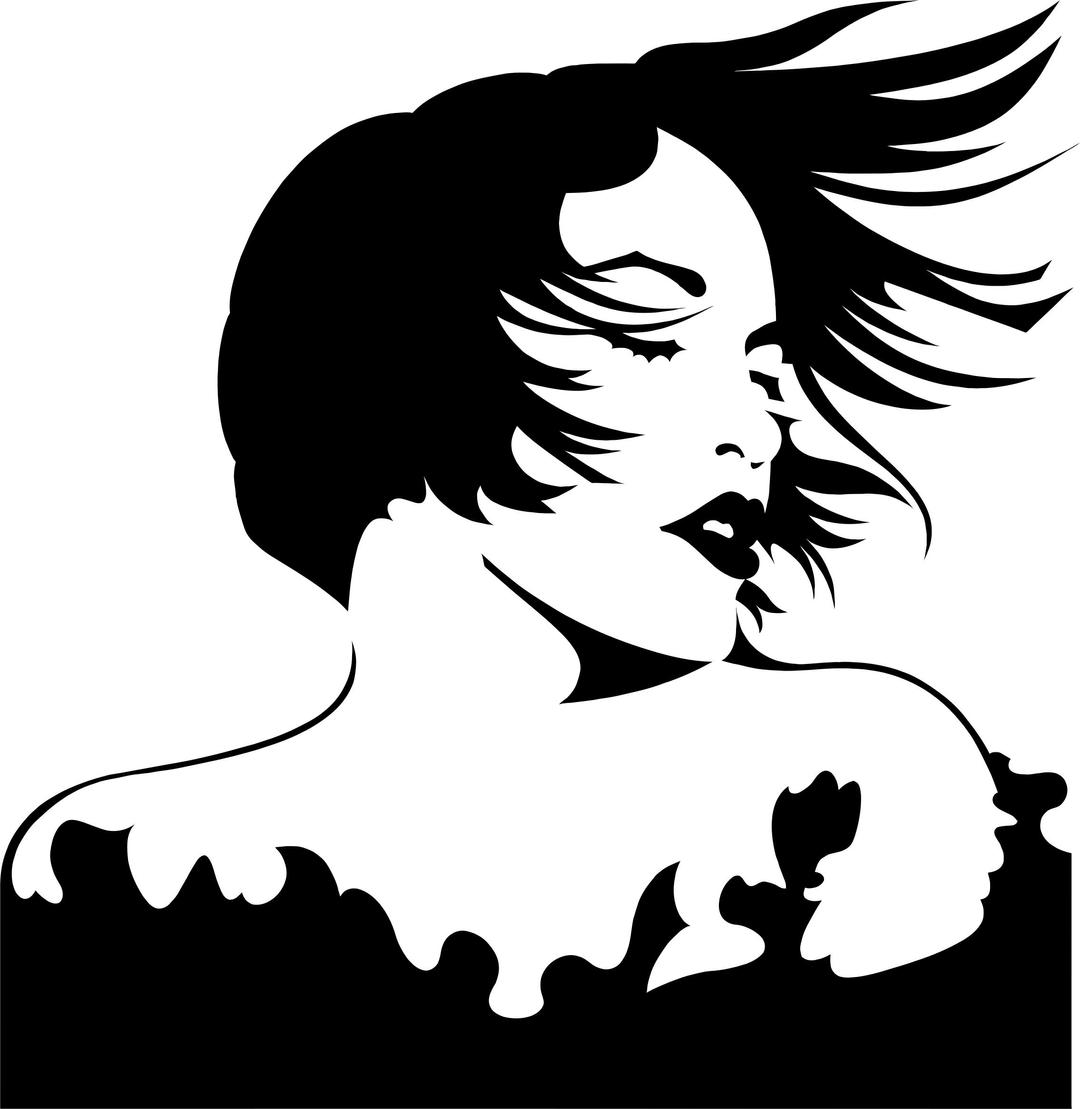 Classic Female Silhouette png transparent