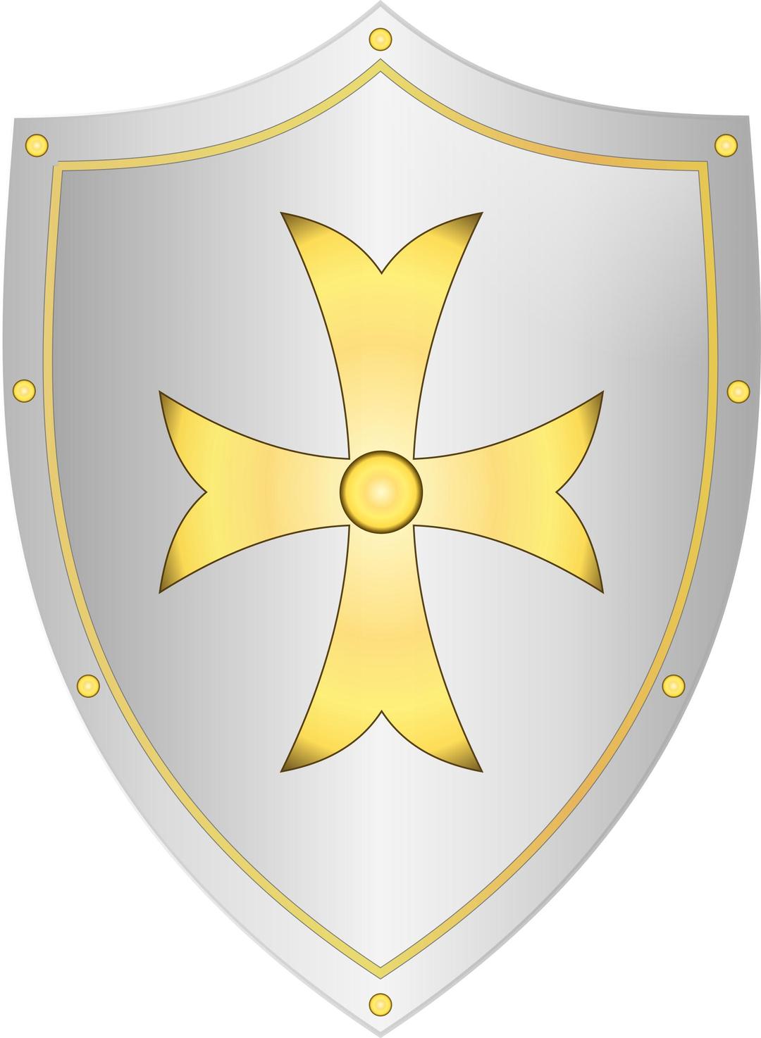 Classic Medieval Shield png transparent