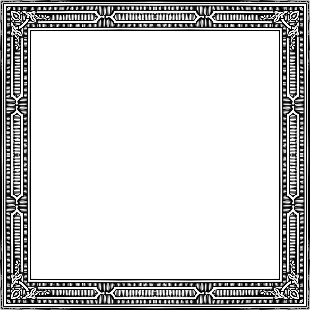 Classic Thick Border Extended 3 png transparent