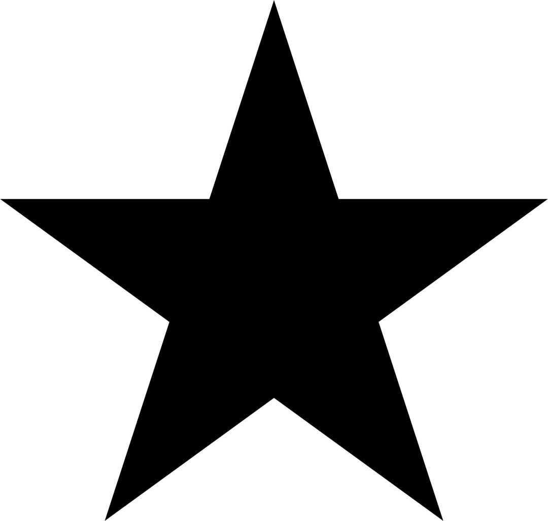 Classical Five-Point Star png transparent