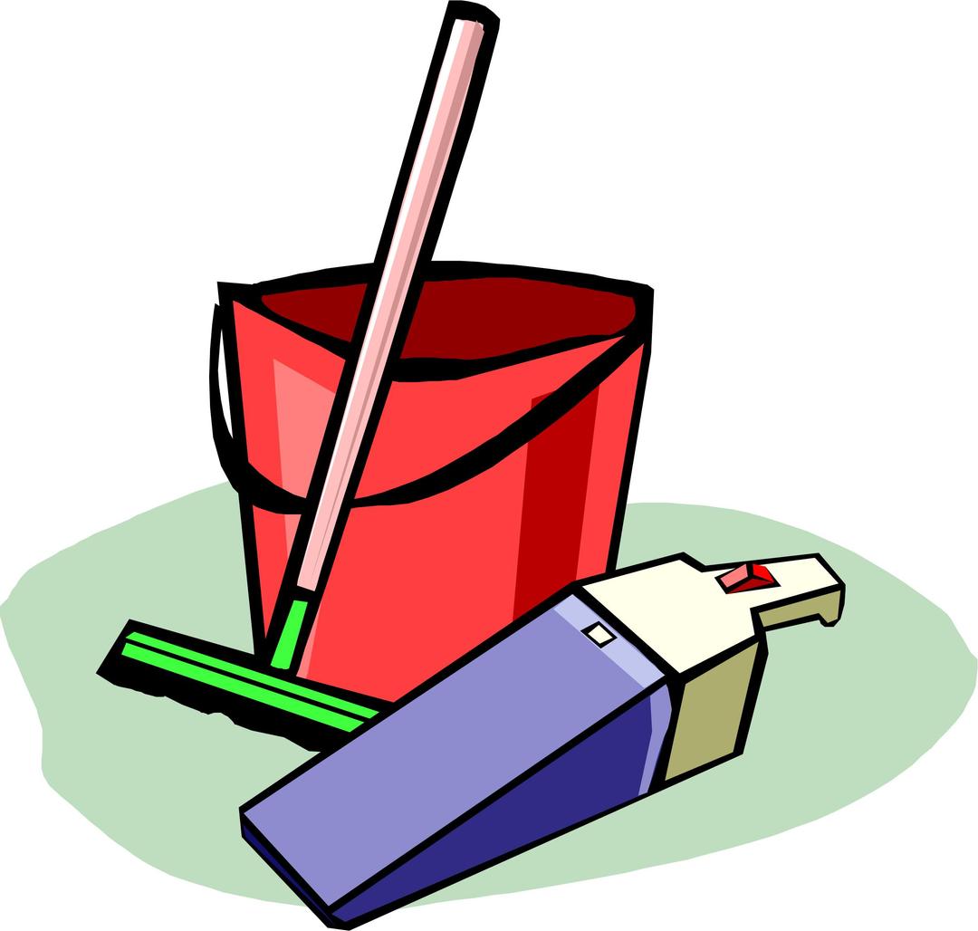 Cleaning tools png transparent