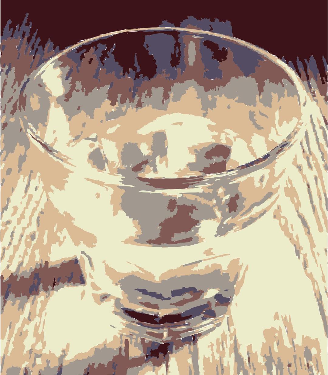 Clear glass half full on wood grain png transparent
