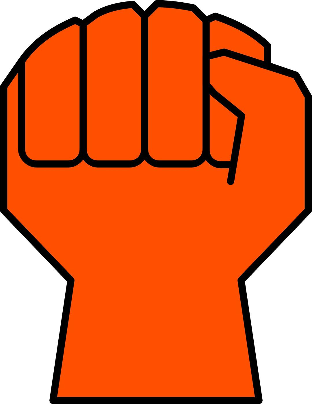 Clenched Fist png transparent
