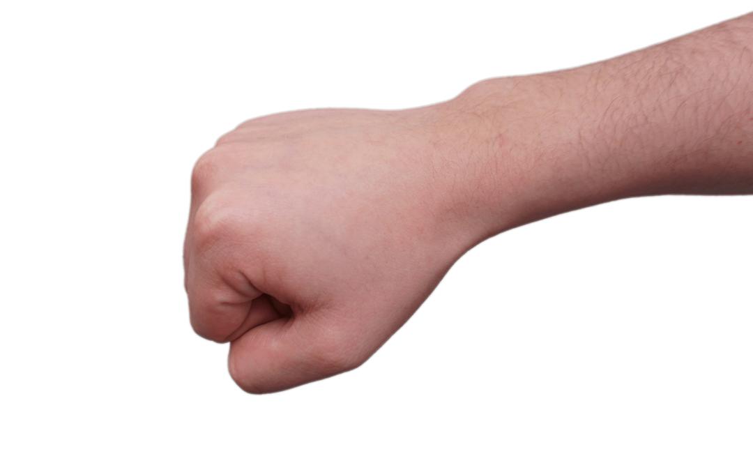 Clenched Fist and Forearm png transparent