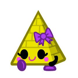 Cleo the Pretty Pyramid Walking png transparent