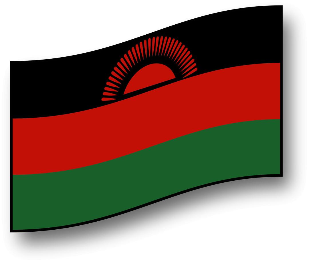 clickable Malawi flag png transparent