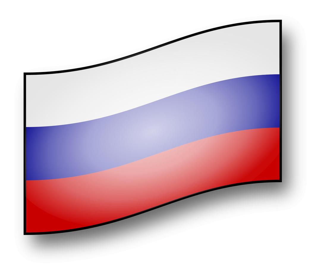 clickable Russia flag png transparent