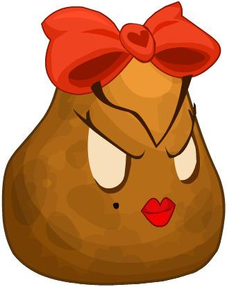 Clicker Heroes Angry Potato png transparent