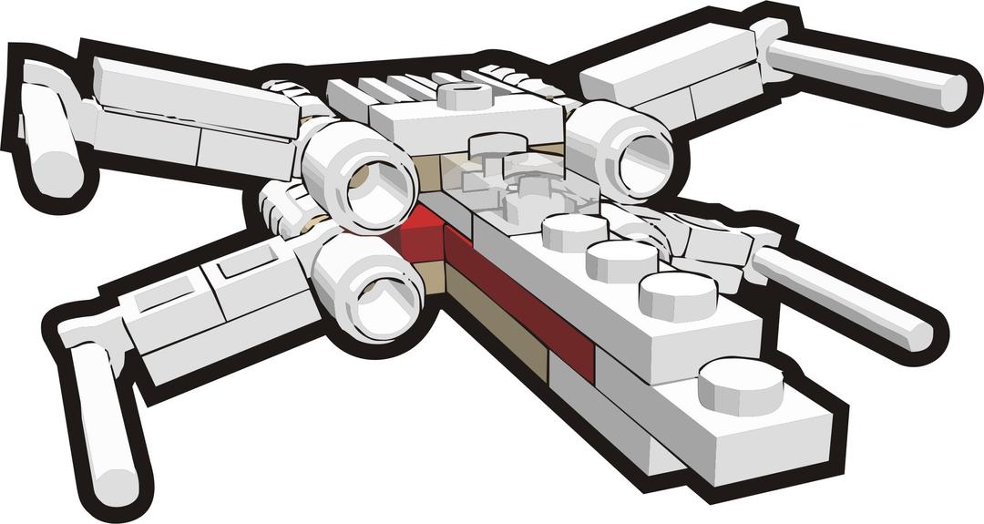 Clip is a Brick - Star Wars X-Wing, set 4484 png transparent