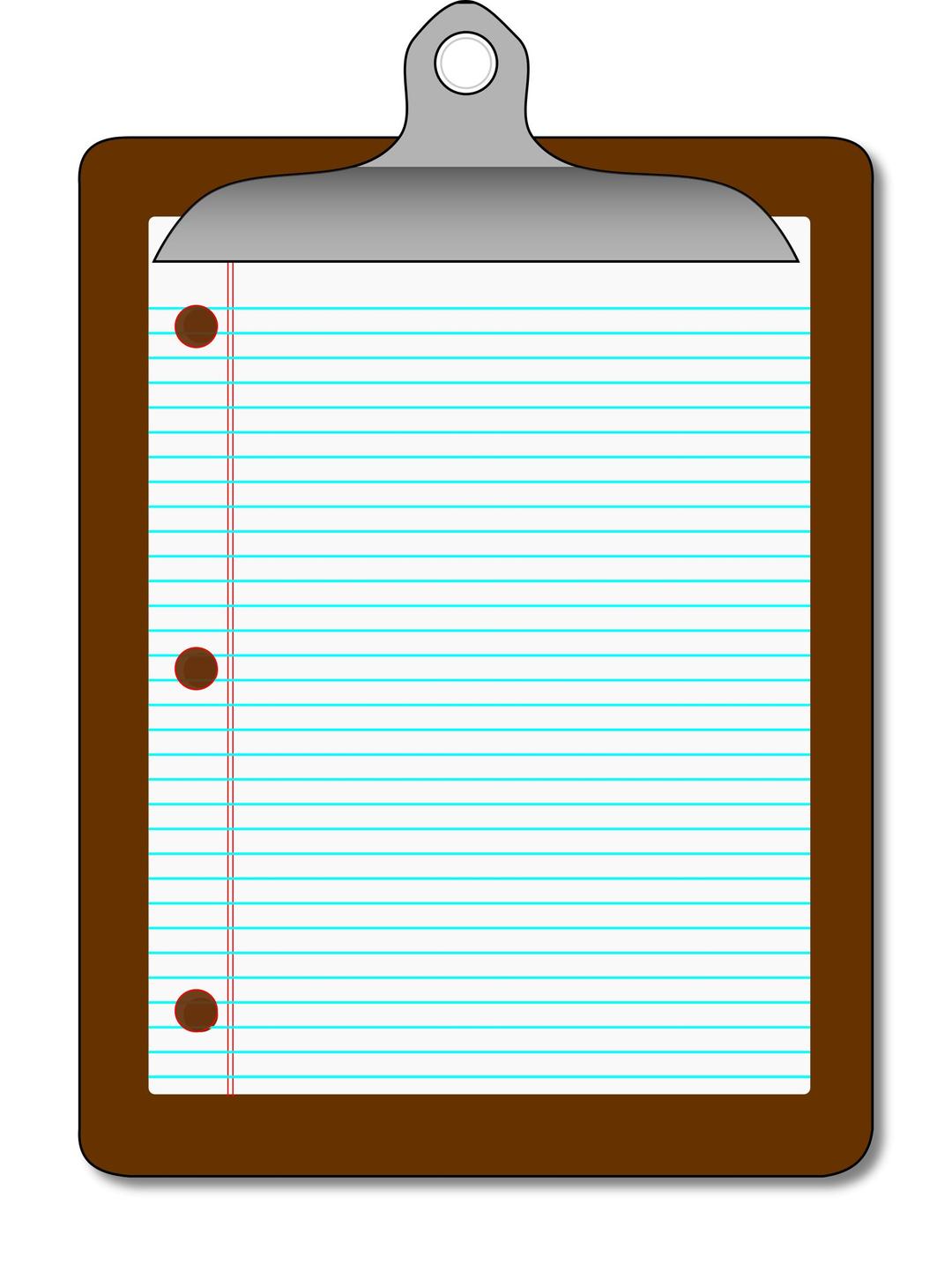 Clipboard/Lined Paper png transparent