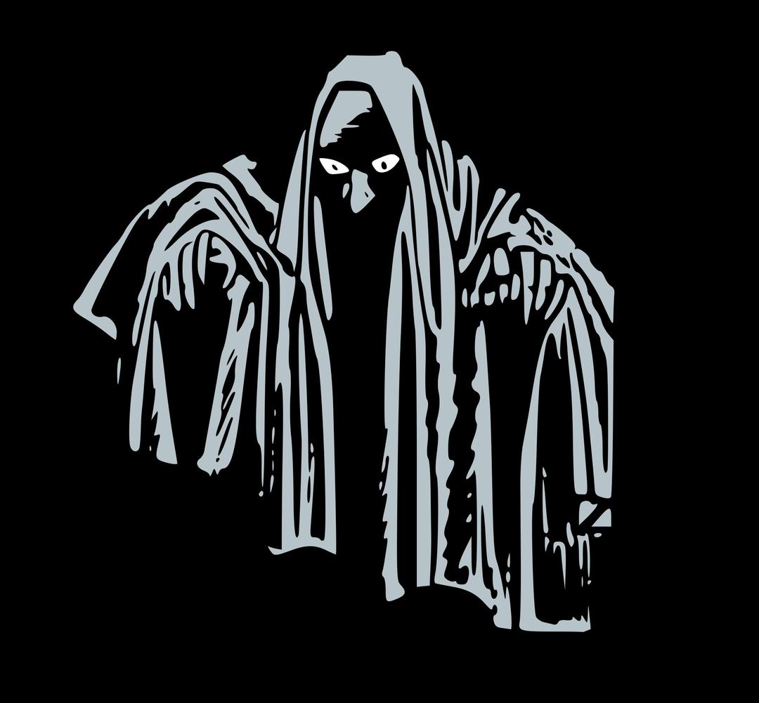Cloaked figure png transparent