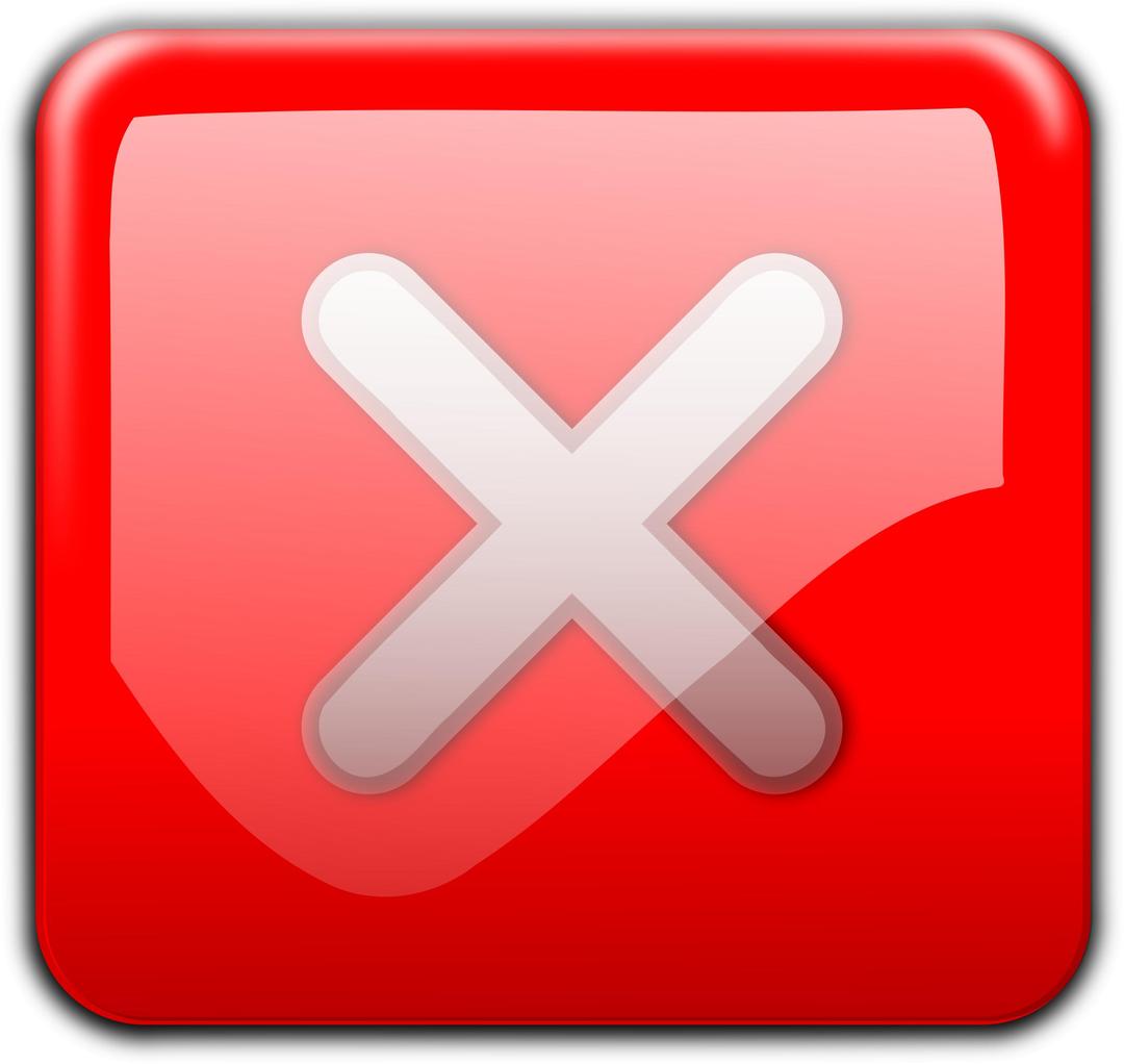 Close Button red png transparent