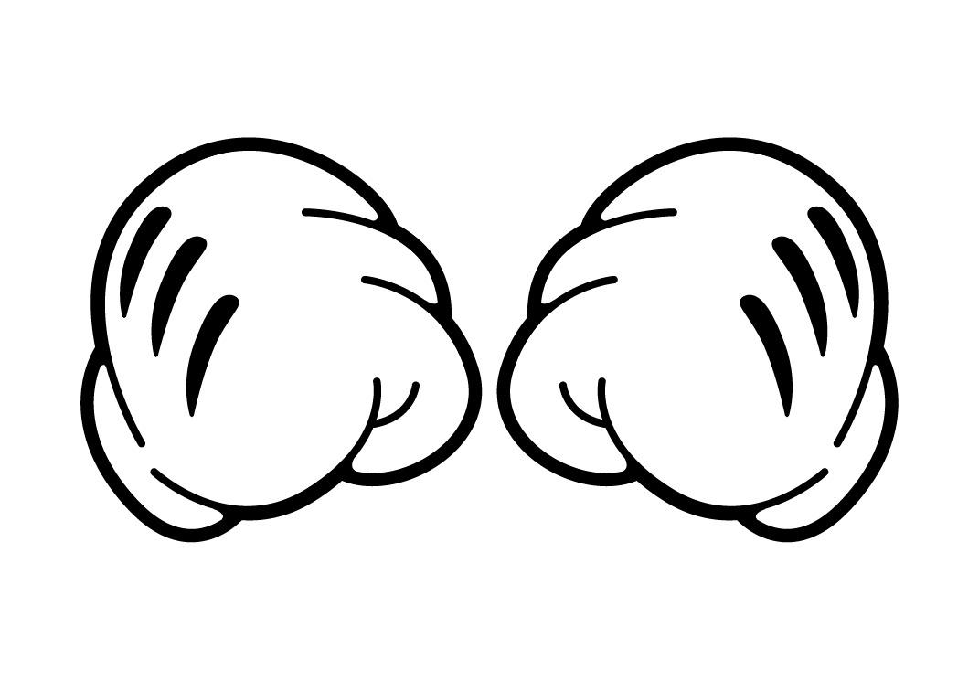 Closed Fists Mickey's Hands png transparent