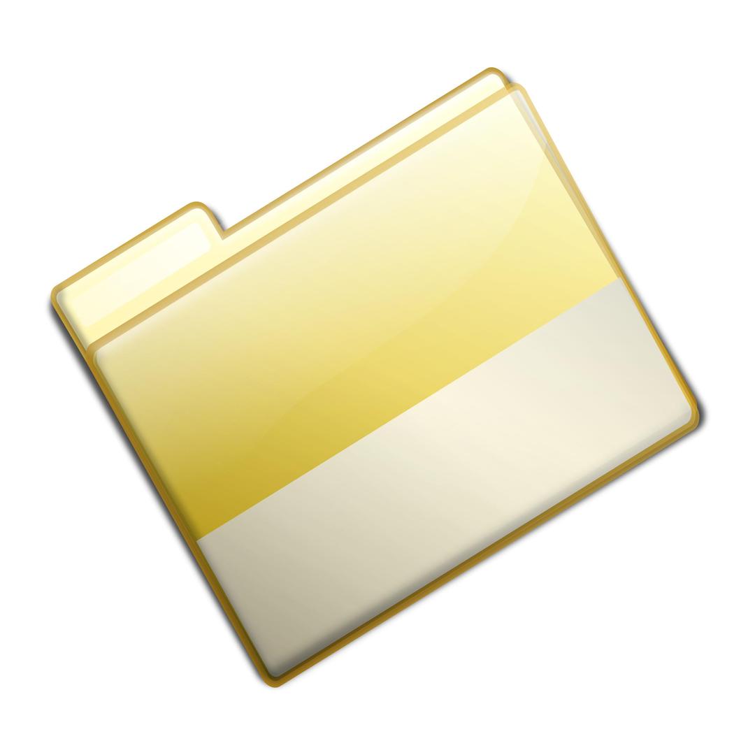 Closed Simple Yellow Folder png transparent