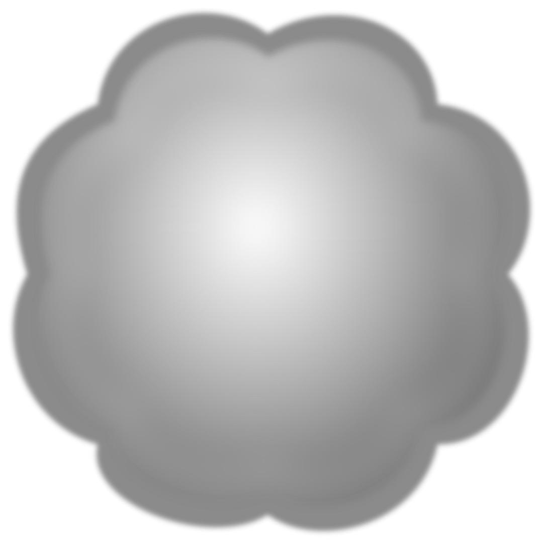 Cloud or Pom-pon png transparent