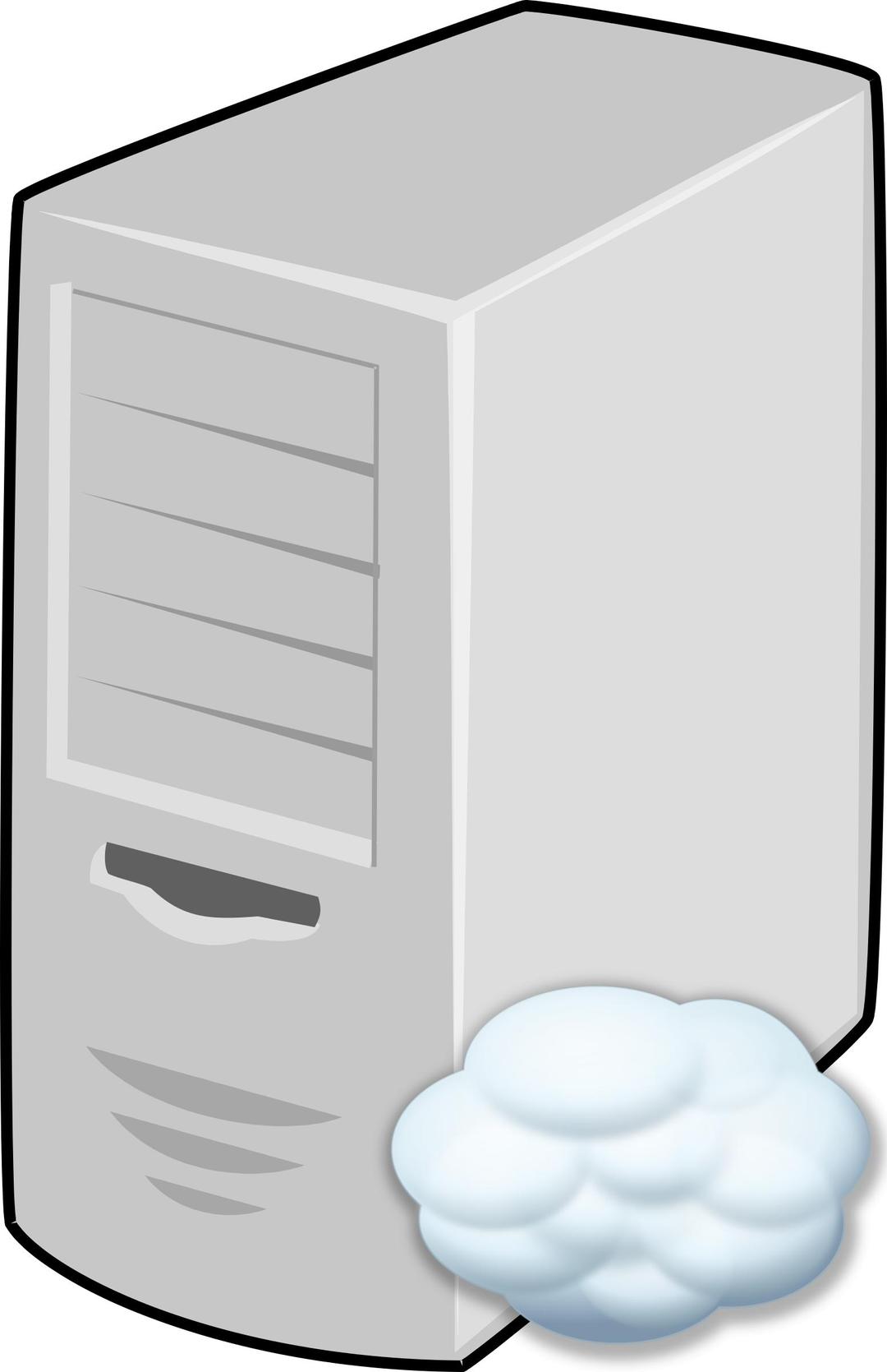Cloud Server png transparent