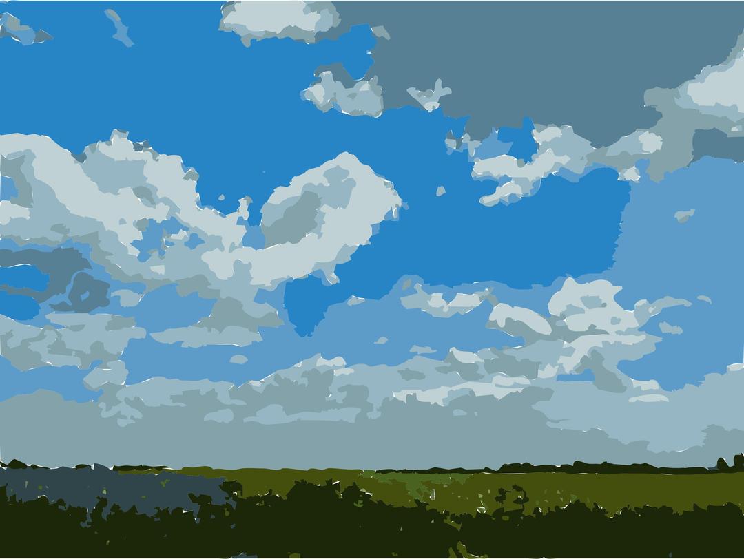 Clouds and Corn png transparent