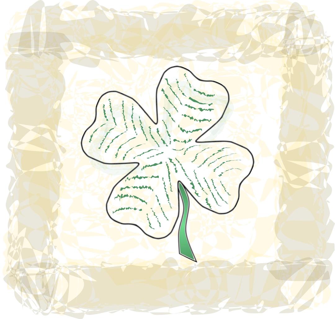 Clover with background png transparent