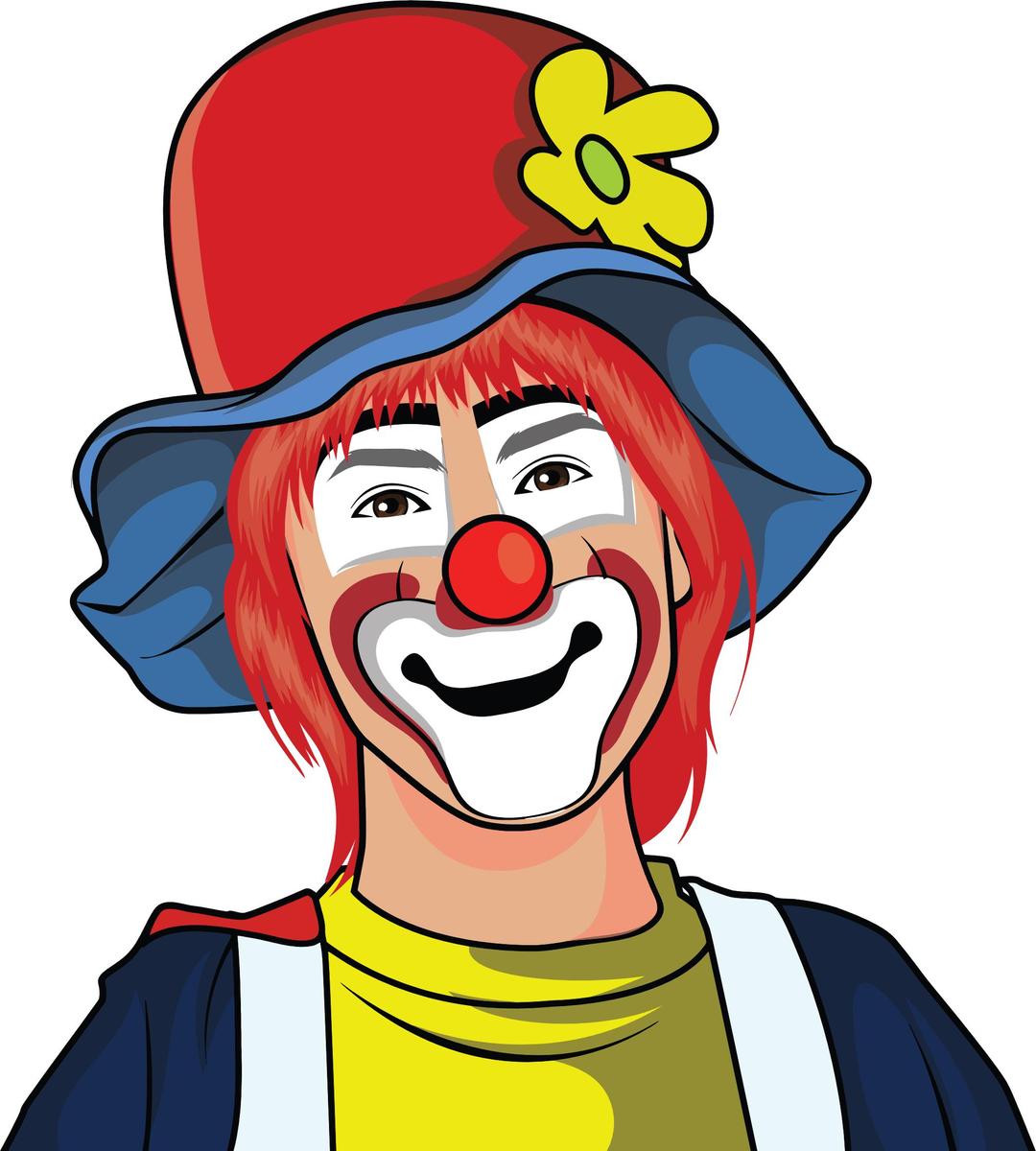 Clown Illustration png transparent