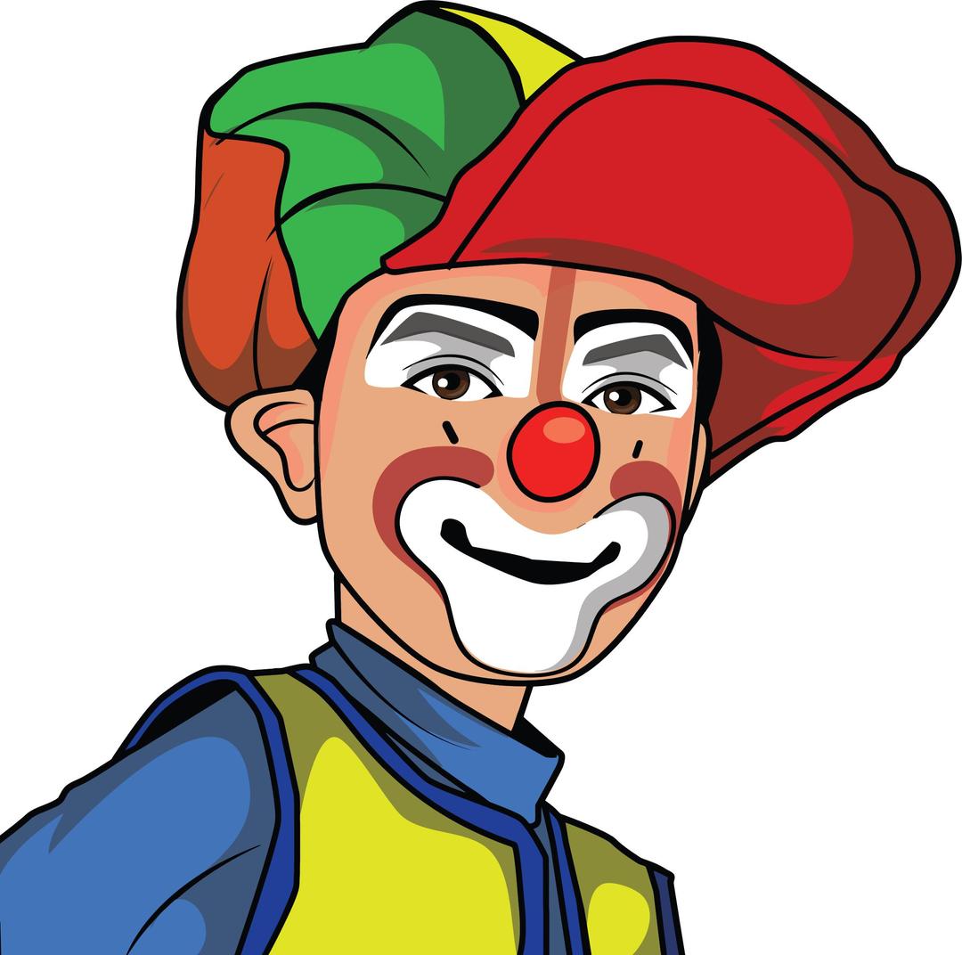 Clown Illustration 6 png transparent