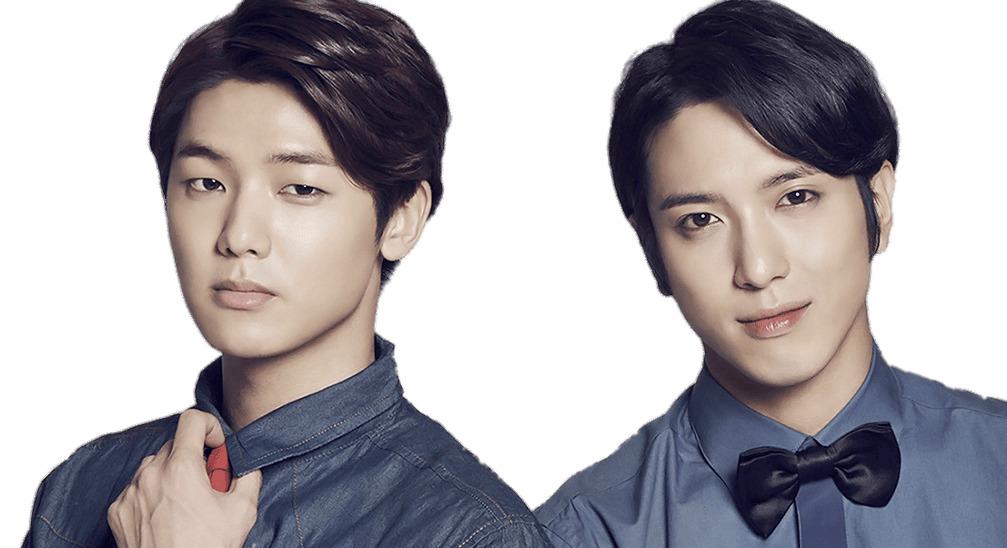 CNBlue Minhyuk and Yonghwa Posing For Fossil png transparent