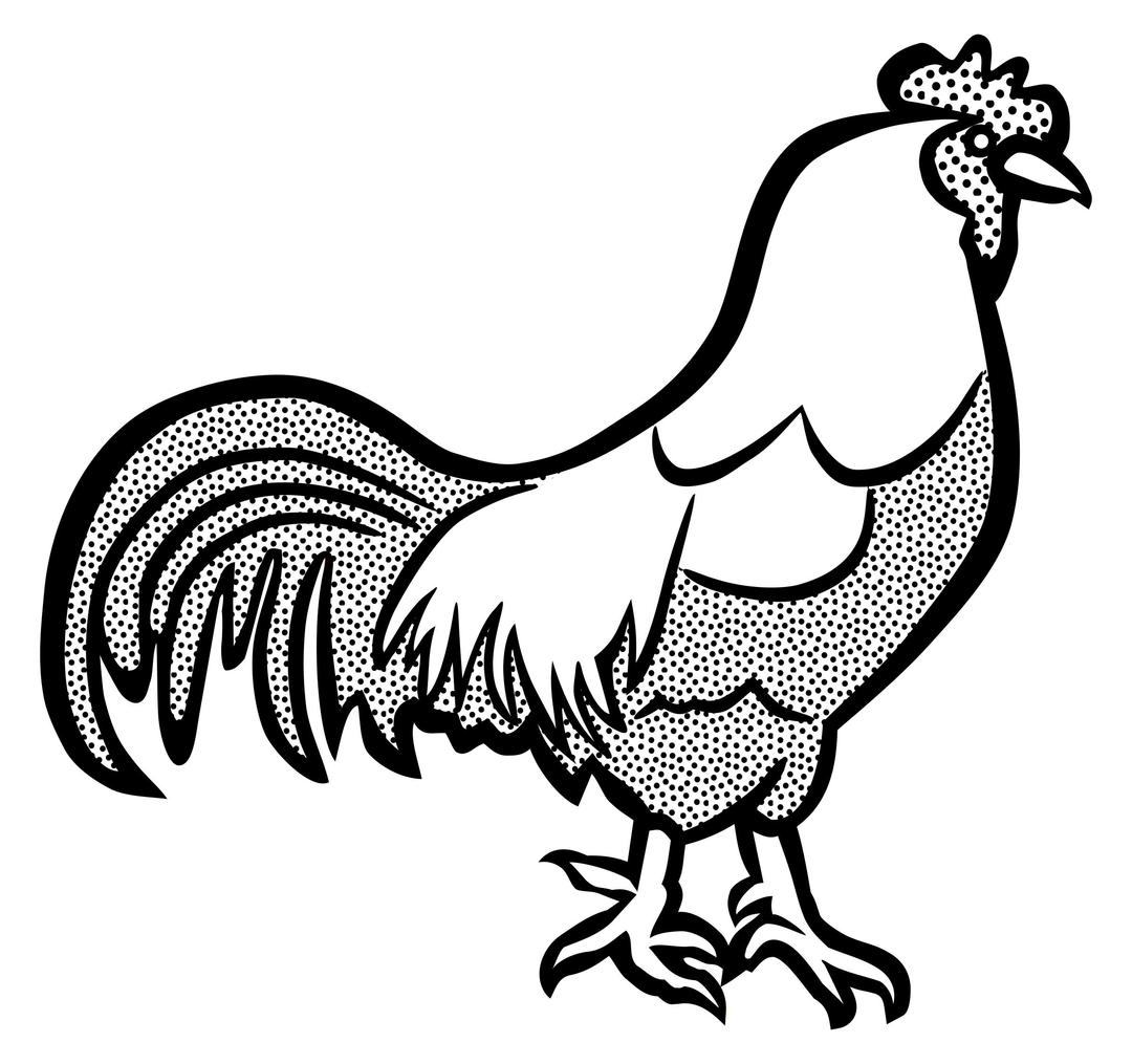 cock - lineart png transparent