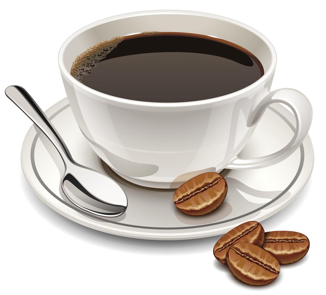 Coffee and Beans png transparent