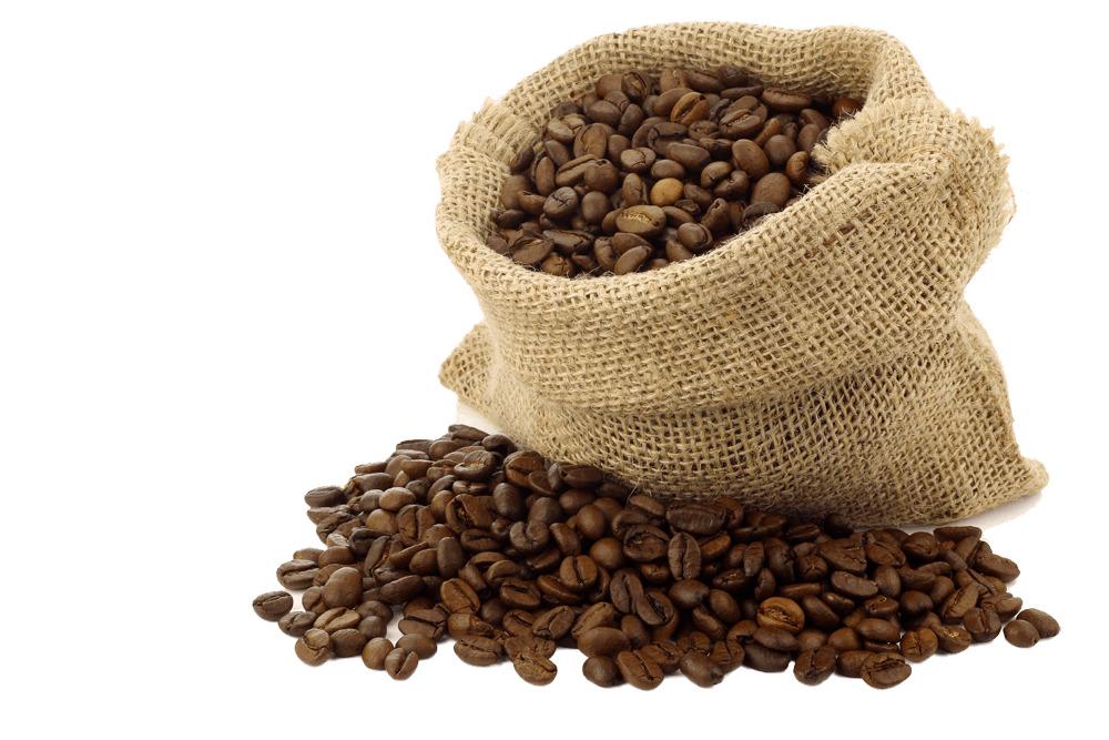 Coffee Beans Bag Open png transparent