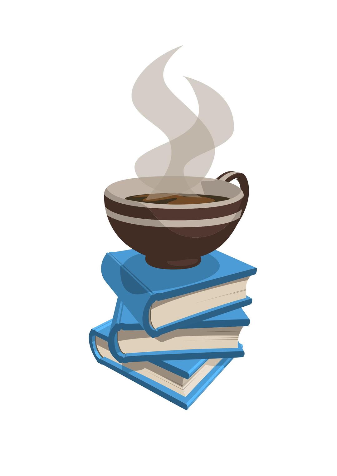 Coffee book png transparent