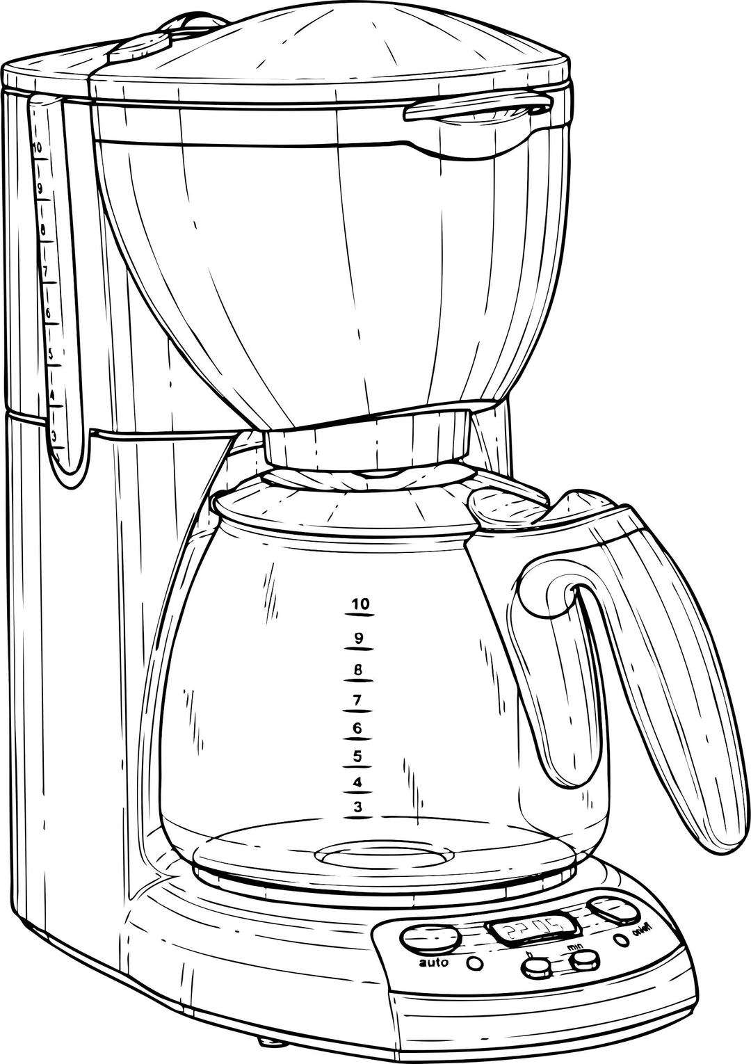 coffee maker png transparent