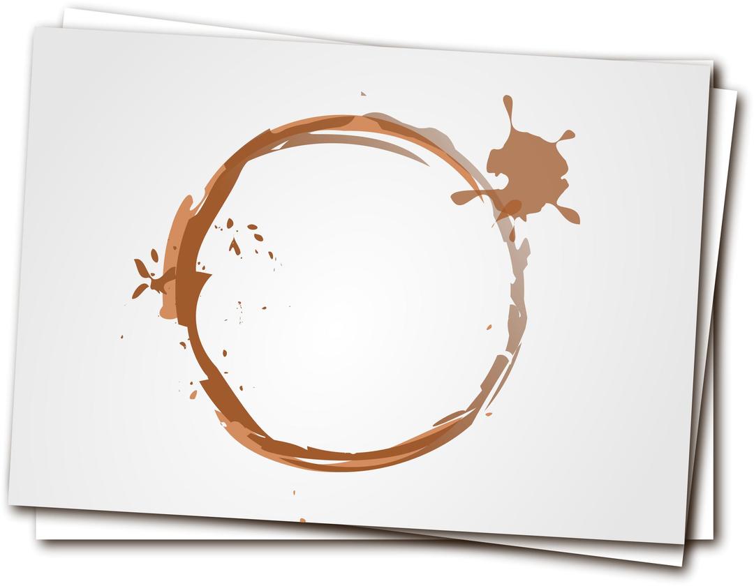 Coffee stain png transparent