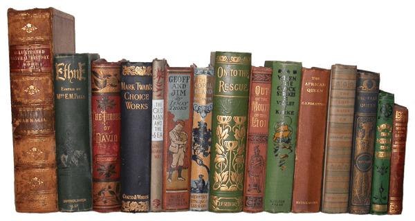 Collection Of Old Books png transparent