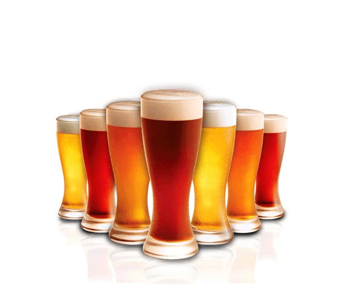 Collection Of Pints Beer png transparent