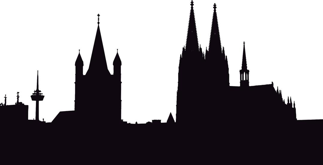 Cologne Germany Silhouette png transparent