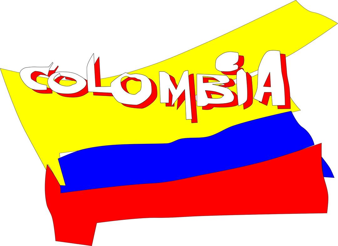 Colombia animada png transparent