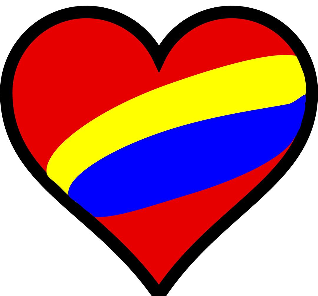 Colombia en el corazon png transparent