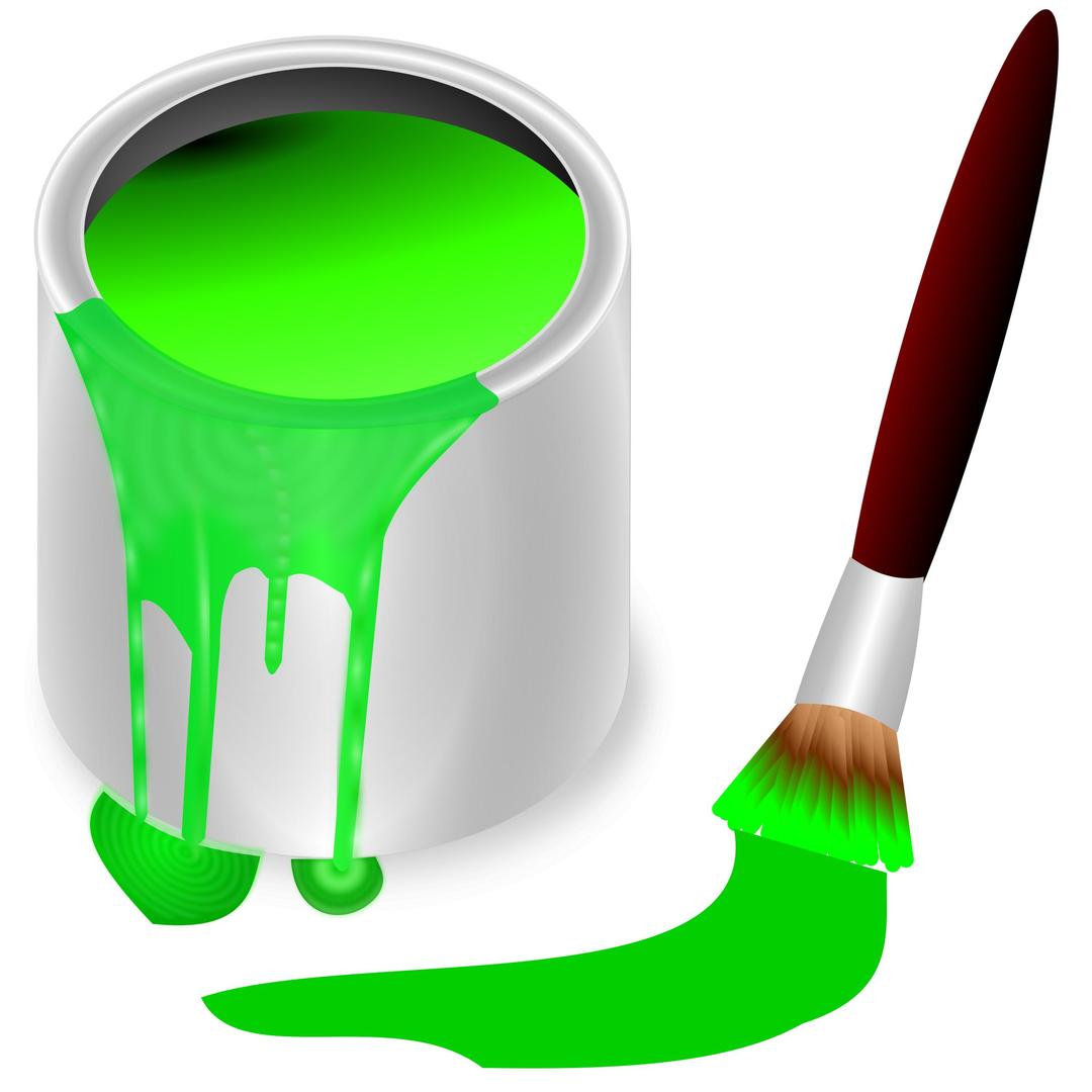 color bucket green png transparent