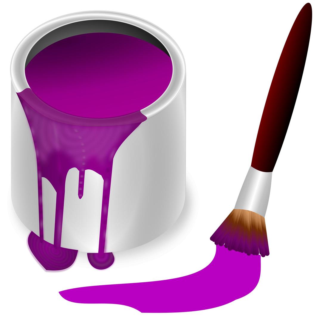 color bucket purple png transparent