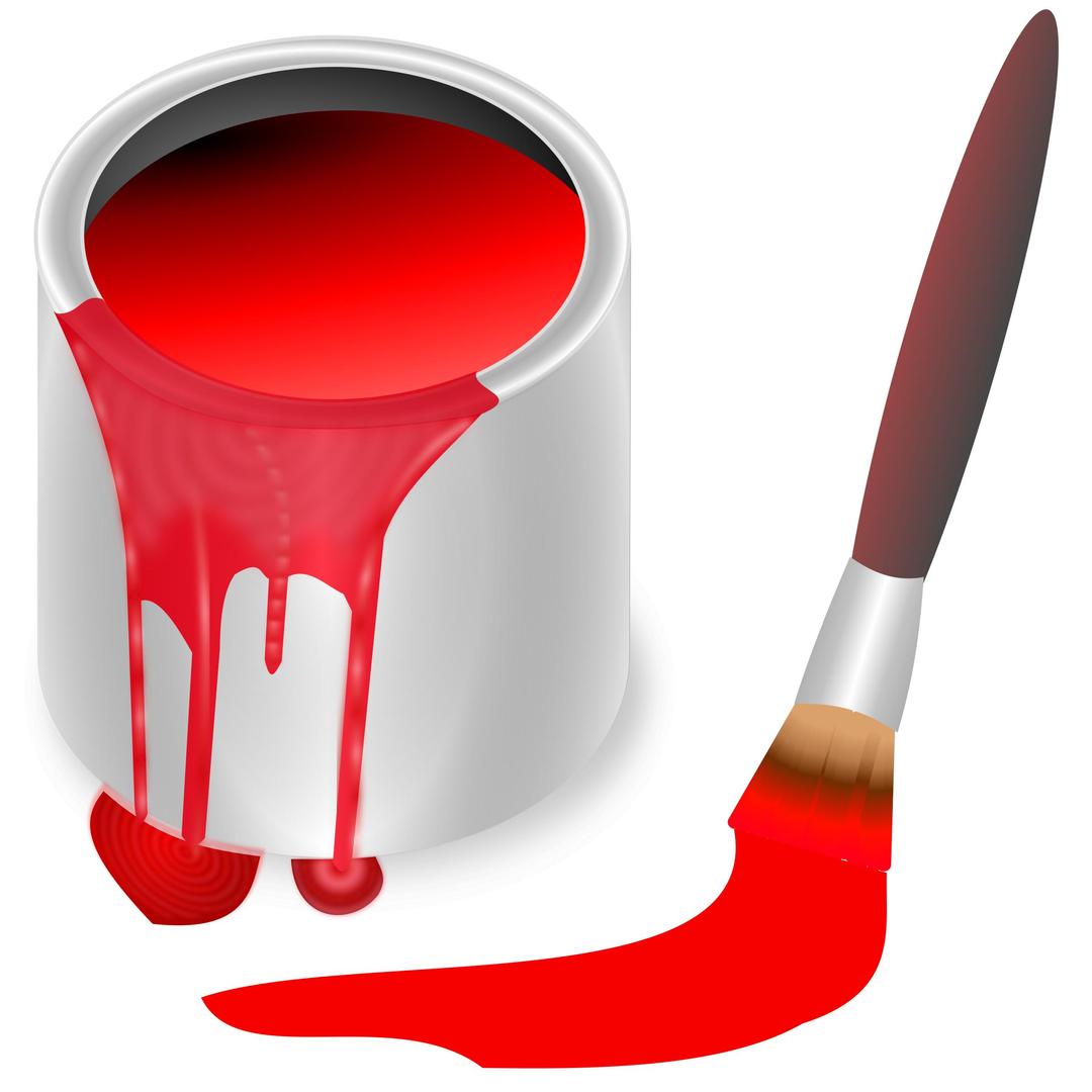 color bucket red png transparent