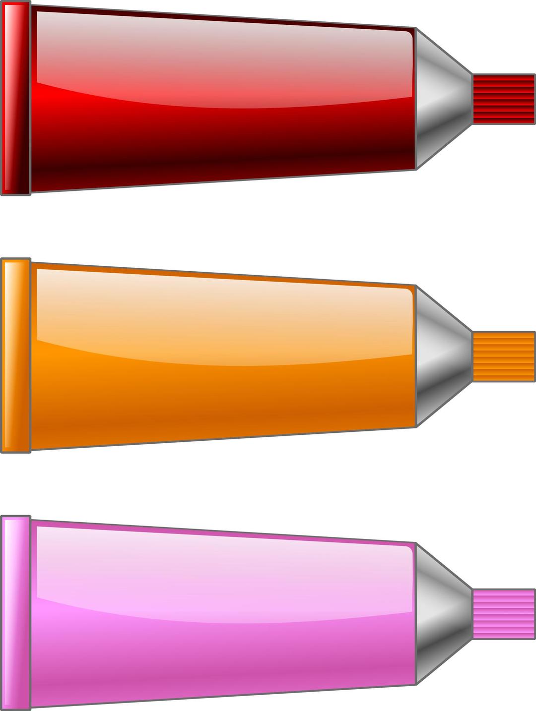 Color tube Red Orange Pink png transparent