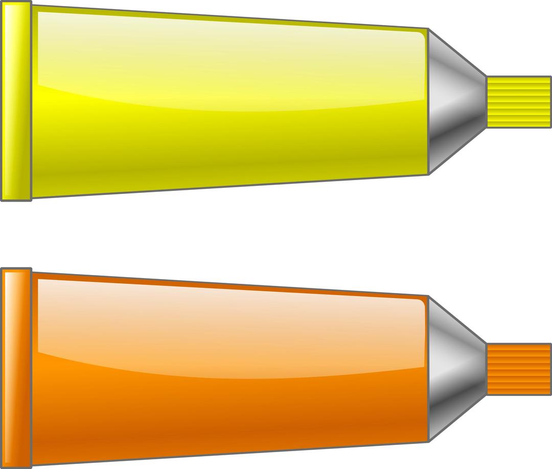 Color tube YellowOrange png transparent